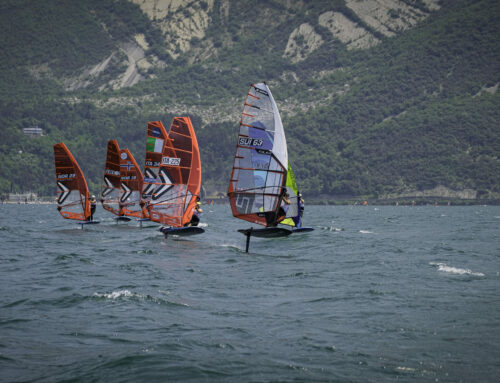 Thrilling Competition Unfolds at the Formula Windsurfing Foil World Championships 2023 in Torbole, Italy